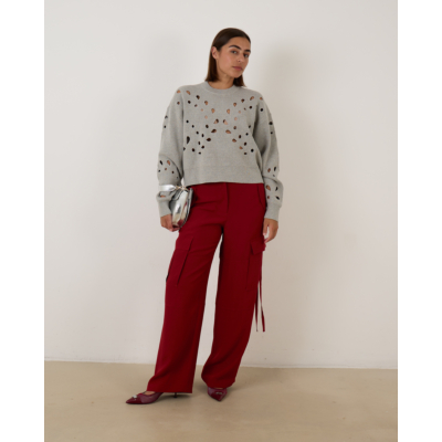 Ulla Johnson Vanessa Pullover Grey Melange