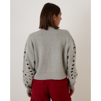 Ulla Johnson Vanessa Pullover Grey Melange