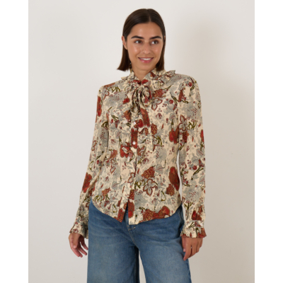 Ulla Johnson Catroux Silk Blouse Wintergarden