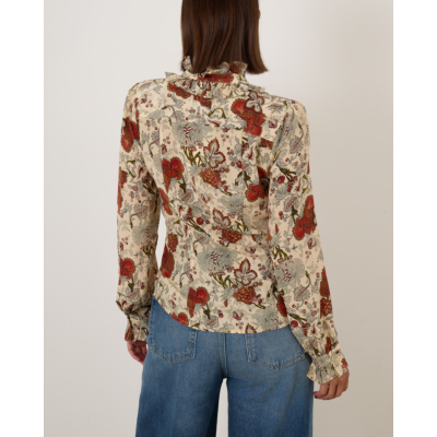 Ulla Johnson Catroux Silk Blouse Wintergarden