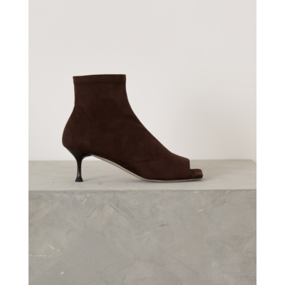 Morobé Luz Enkellaarsje Chocolat Suede