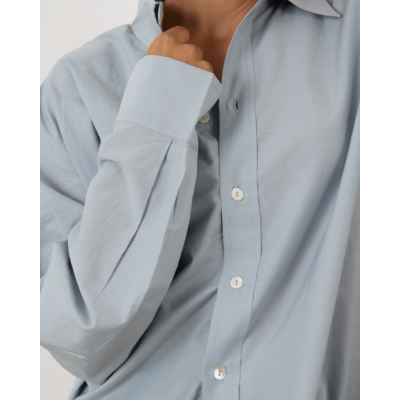 6397 Frank Shirt Dust Blue