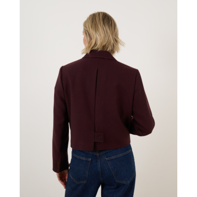 Joseph Elia Blazer Burgundy
