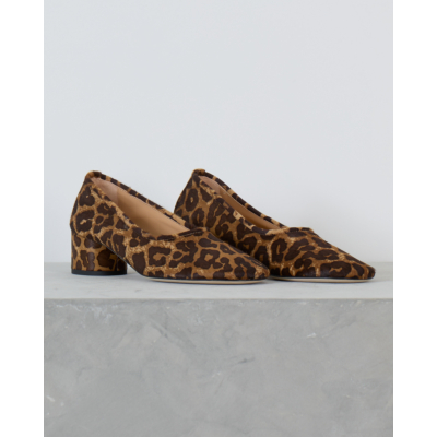 Dear Frances Balla Pump Leopard Print Bruin