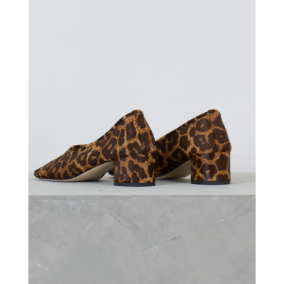 Dear Frances Balla Pump Leopard Print Bruin