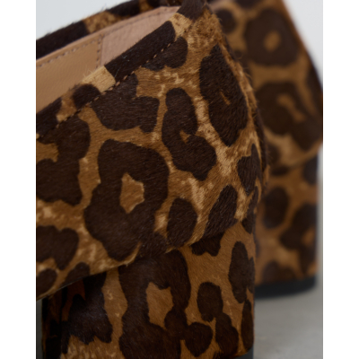 Dear Frances Balla Pump Leopard Print Bruin