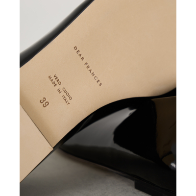 Dear Frances Topo Pump Patent Black
