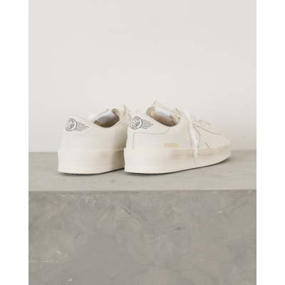 Golden Goose Stardan in white leather