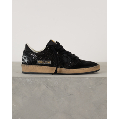 Golden Goose  Ball Star Glitter Sneakers Black