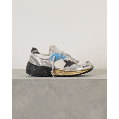 Golden Goose Dad-Star Sneakers Zilver Grey White
