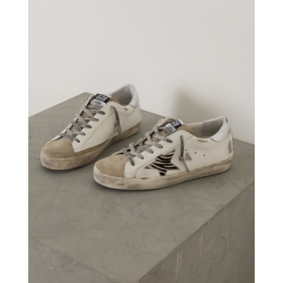 Golden Goose Super Star Sneakers Classic White Black