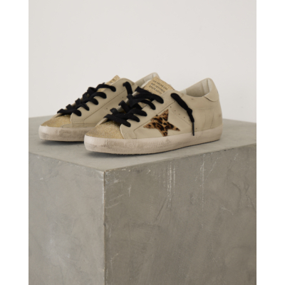 Golden Goose Super Star Sneakers Light Beige Dark