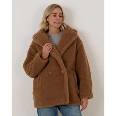 Max Mara Main Dramma Teddy Mantel Bruin