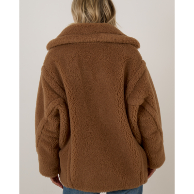 Max Mara Main Dramma Teddy Mantel Bruin