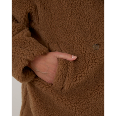 Max Mara Main Dramma Teddy Mantel Bruin