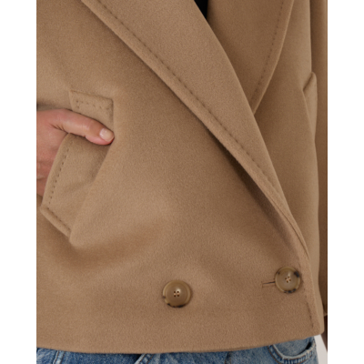 Max Mara Main Galea Mantel Camel