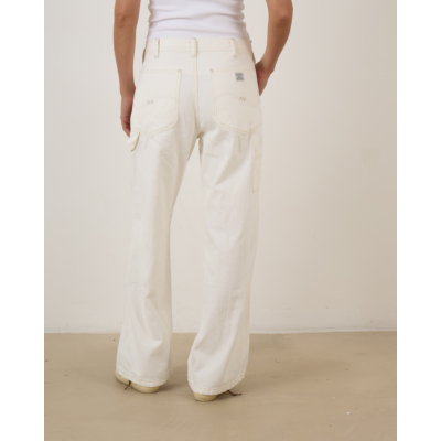 Denimist Teri Wideleg Carpent pant Vintage cream