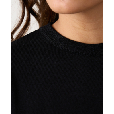 Rijp James Oversized Knit Pullover Black