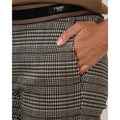 Cambio Francoise Cropped Pantalon Check