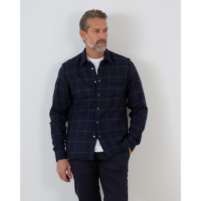 Kiton Overshirt Umcbuba Navy