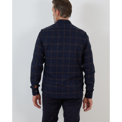 Kiton Overshirt Umcbuba Navy
