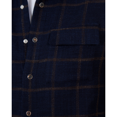 Kiton Overshirt Umcbuba Navy