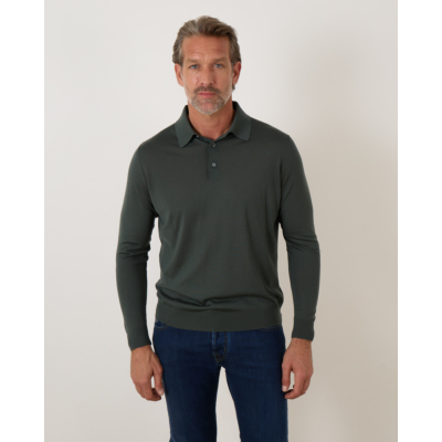 Kiton Polo Pullover Green