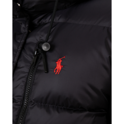 Ralph Lauren Gewatteerd donsjack zwart