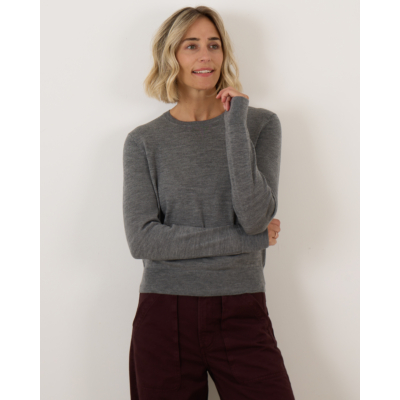 Ralph Lauren Fine Knit Pullover Flannel Heather