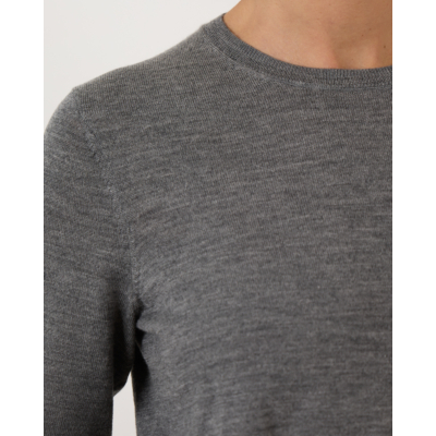 Ralph Lauren Fine Knit Pullover Flannel Heather