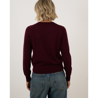 Ralph Lauren Fine Knit Pullover Aged Wine Heather