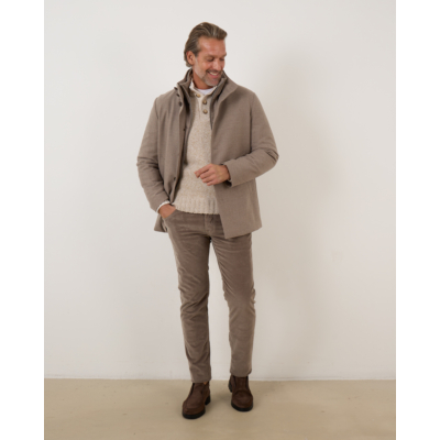 Jacob Cohën Nick Slim Rib Pantalon Elephant Grey