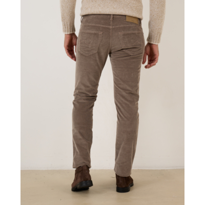 Jacob Cohën Nick Slim Rib Pantalon Elephant Grey