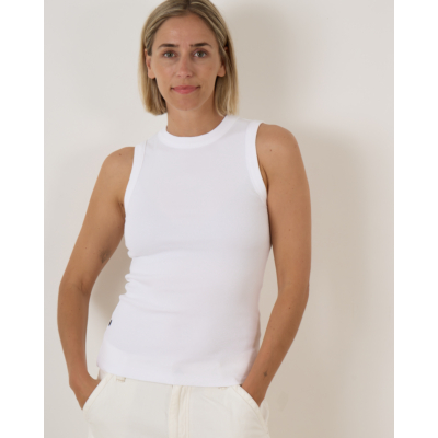 Rijp Khloe Ribbed Tanktop White