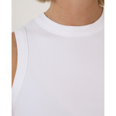 Rijp Khloe Ribbed Tanktop White