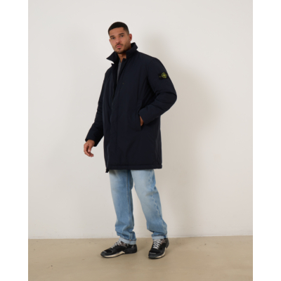 Padded Car Coat 7100007 Navy Blue