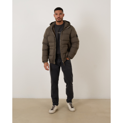 Stone Island Down Jacket Military Green