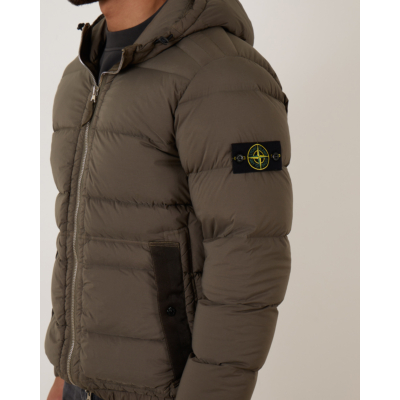 Stone Island Down Jacket Military Green