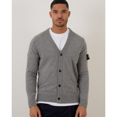 Stone Island Wool Cardigan Grijs