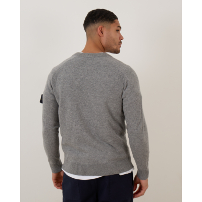 Stone Island Wool Cardigan Grijs