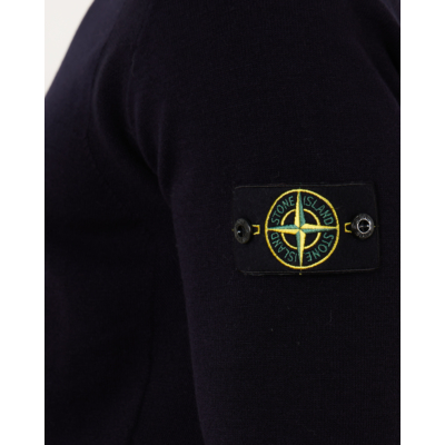 Stone Island Knit Pullover 5100001 Navy Blue