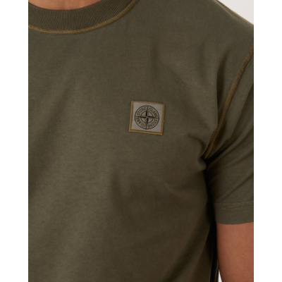 Stone Island Logo T-shirt Military Green