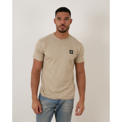 Stone Island Logo T-shirt Desert