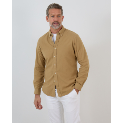 Ralph Lauren Brushed Flannel Overhemd Shirt Khaki