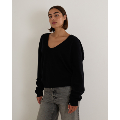 Extreme Cashmere N°424 Jacob Sweater Raven