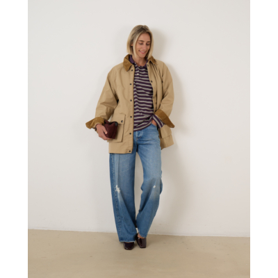 Baum und Pferdgarten Jeanne Polo Plum Stripe