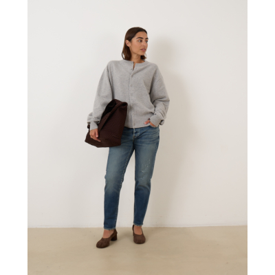 Moussy Tapered Jeans Blauw