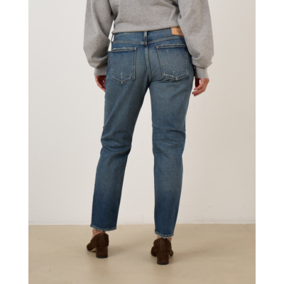 Moussy Tapered Jeans Blauw