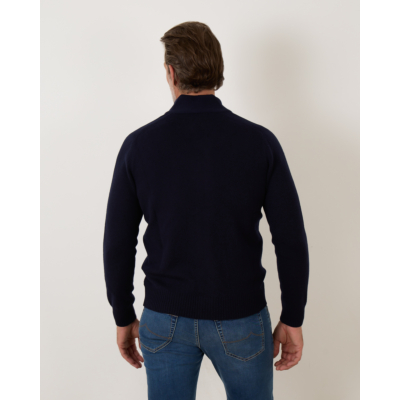 Gran Sasso Cardigan Wool Navy