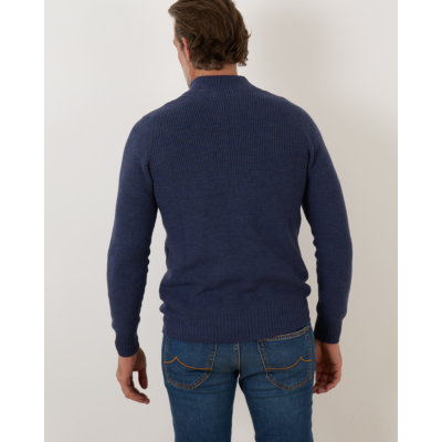 Gran Sasso Zip Pullover Knit Jeans